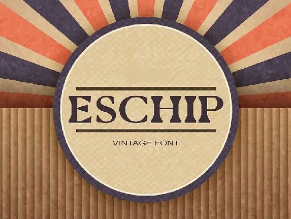 Eschip font