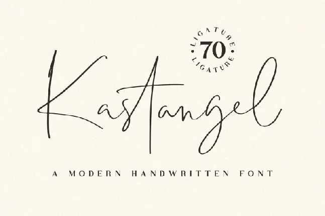 Kastangel Handwritten font