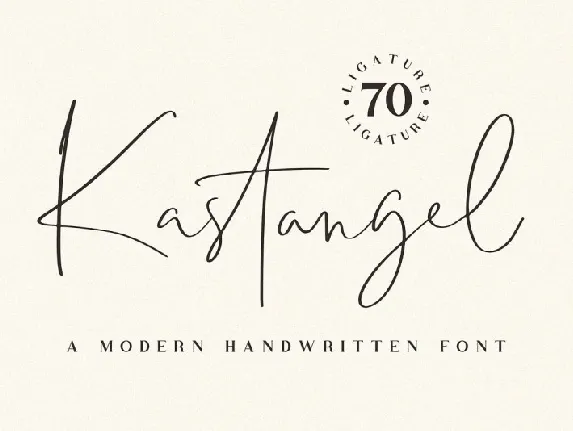 Kastangel Handwritten font