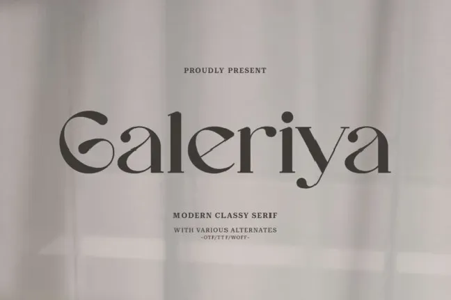 Galeriya font