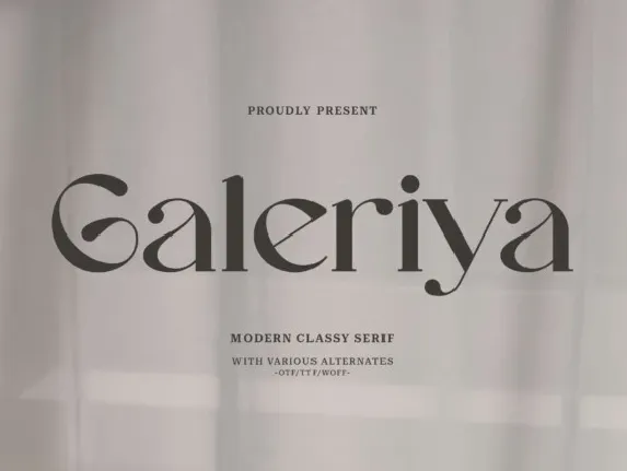 Galeriya font