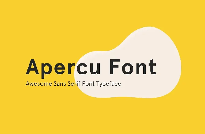 Apercu Family font