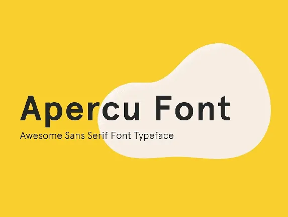 Apercu Family font