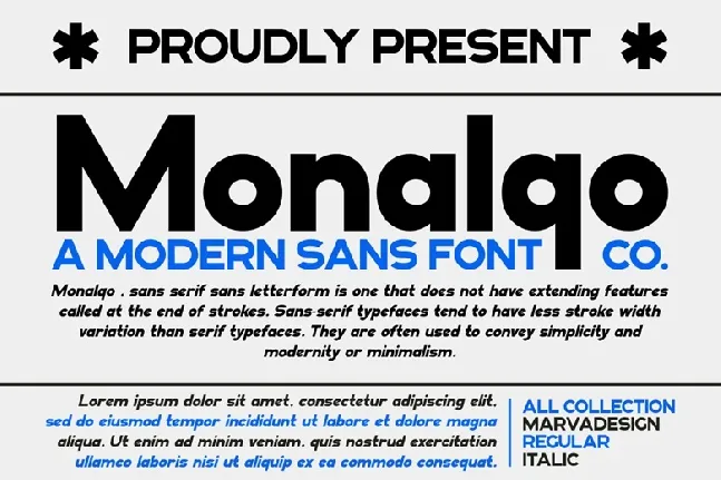 Monalqo font