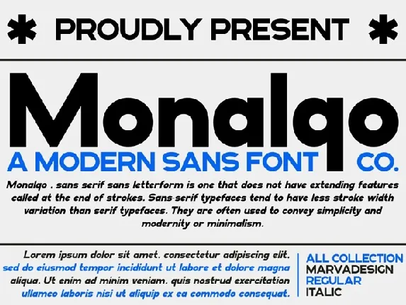 Monalqo font