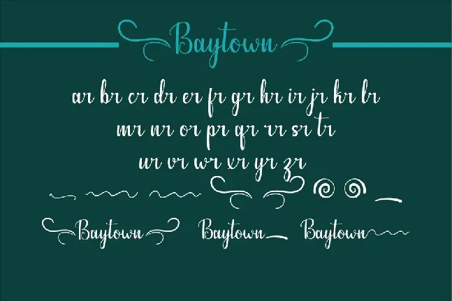 Baytown Demo font