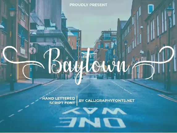 Baytown Demo font