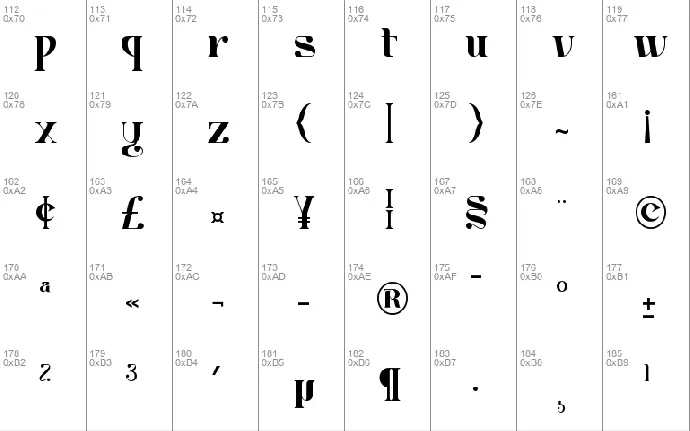 Meriyan font