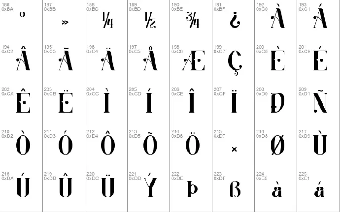 Meriyan font