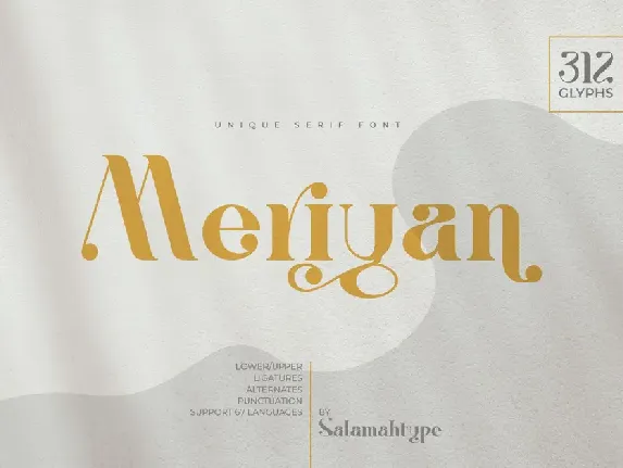 Meriyan font