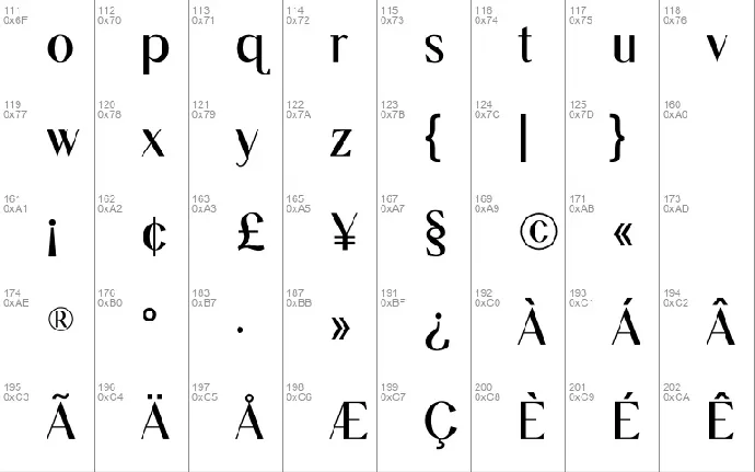 Agafia Rosdina font