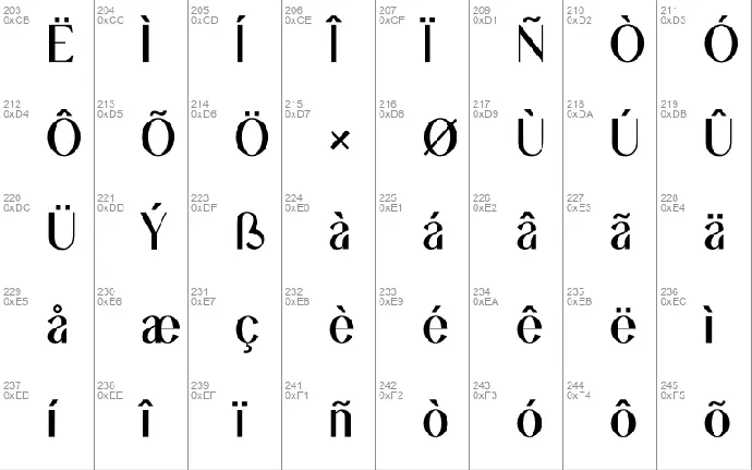 Agafia Rosdina font