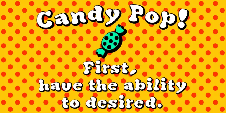 Candy Pop! font