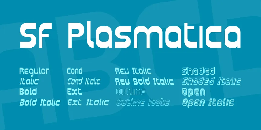 SF Plasmatica font