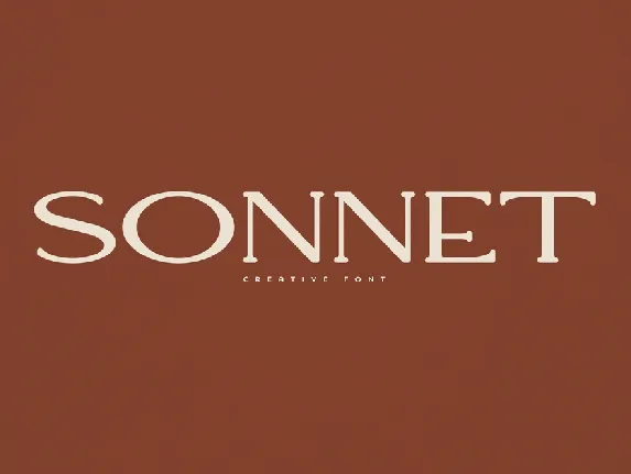 Sonnet font