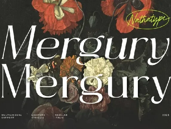 Mergury font