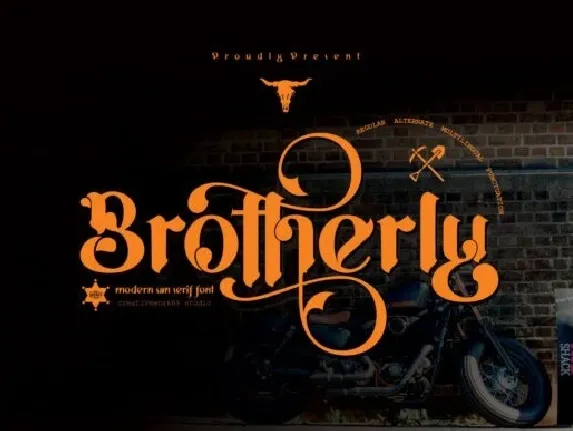 Brotherly font