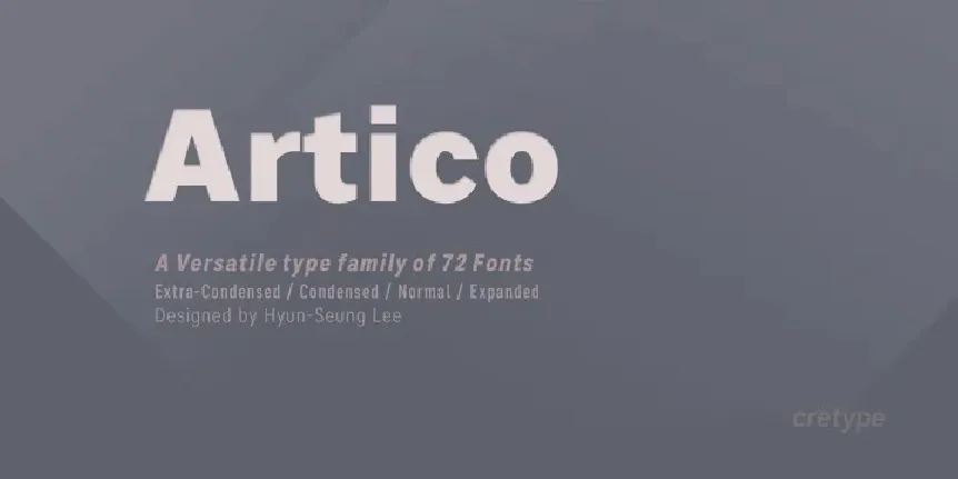 Artico Family font