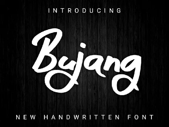 Bujang font