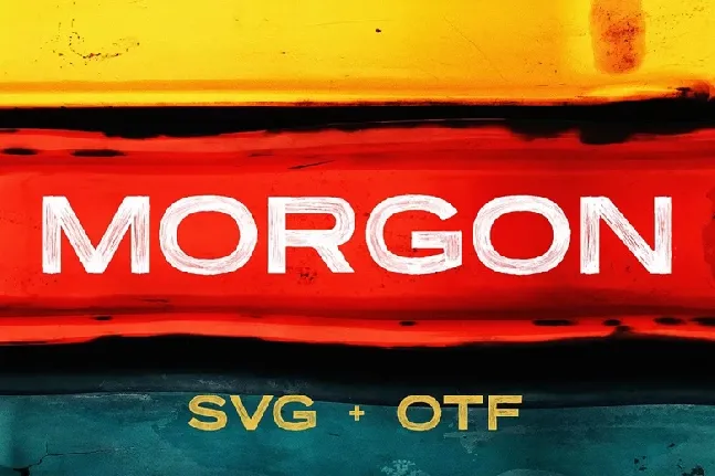 Morgon font