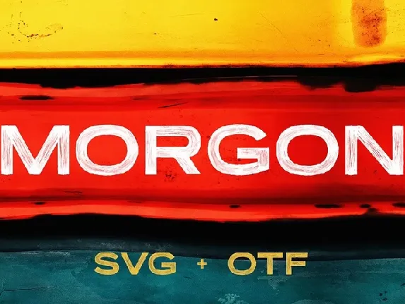 Morgon font