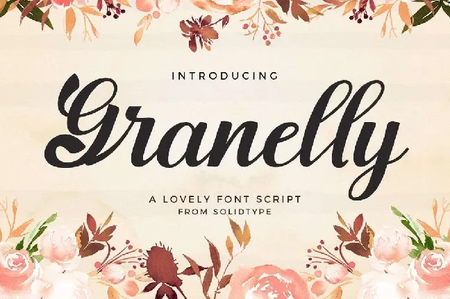 Granelly font