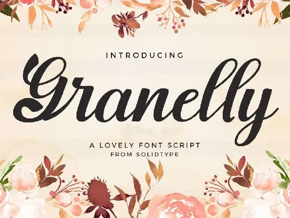 Granelly font