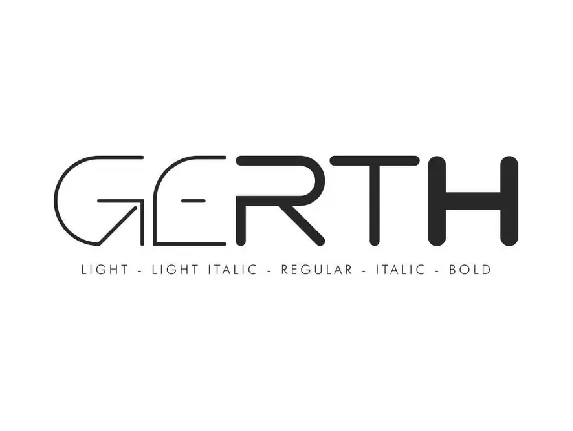 Gerth font