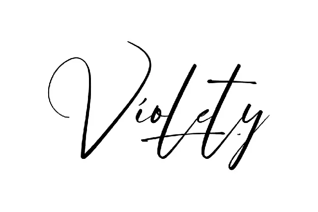 Violety Demo font