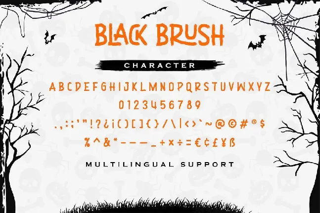 Black Brush font