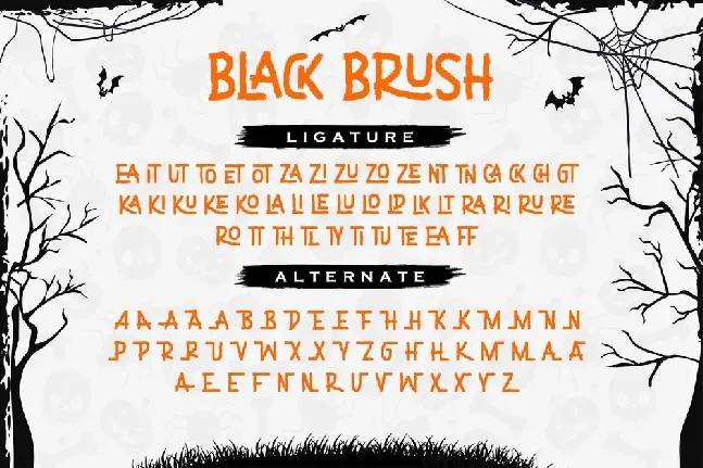 Black Brush font