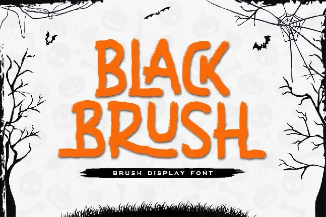 Black Brush font