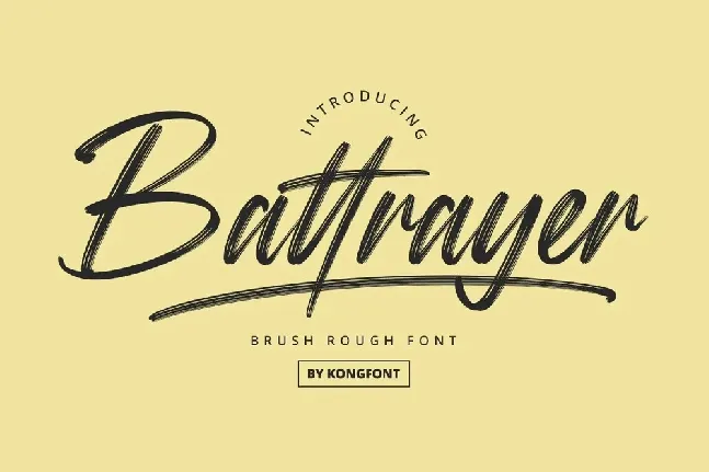 Battrayer font