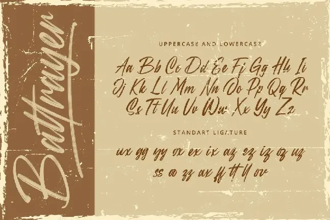 Battrayer font