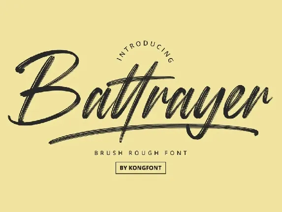 Battrayer font