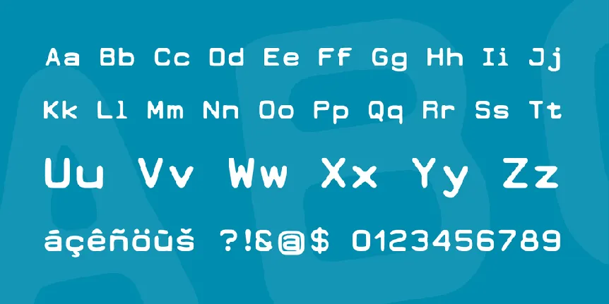 Earth 2073 font