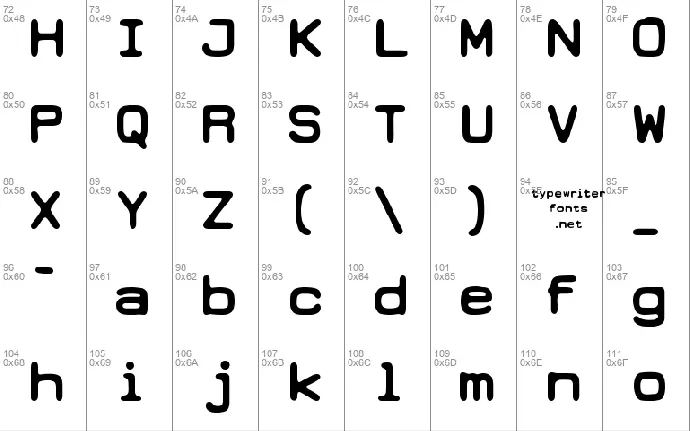 Earth 2073 font