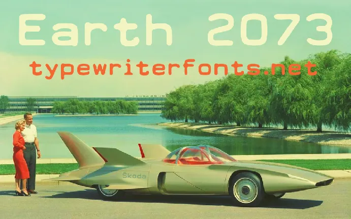 Earth 2073 font