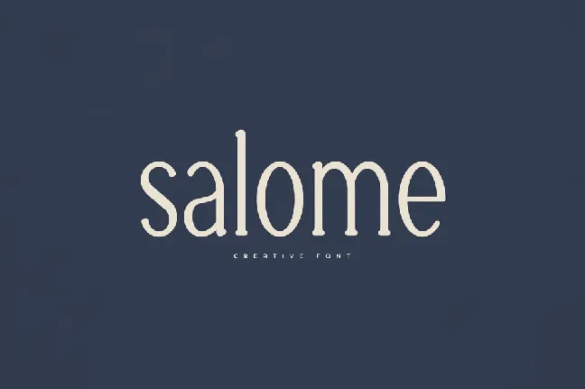 Salome font