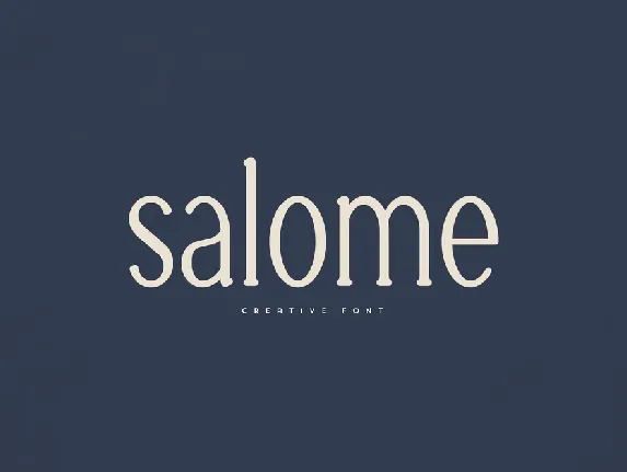 Salome font