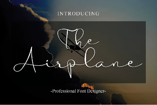 The Airplane font