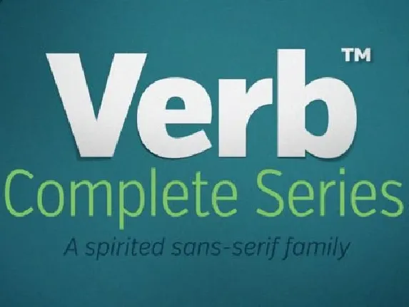 Verb Free font