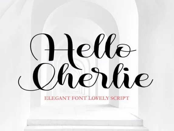 Hello Cherlie font