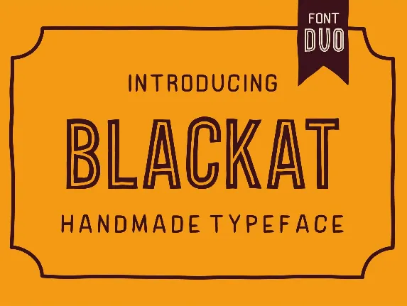 Blackat font