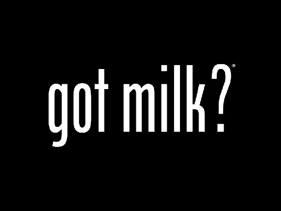 Got Milk font