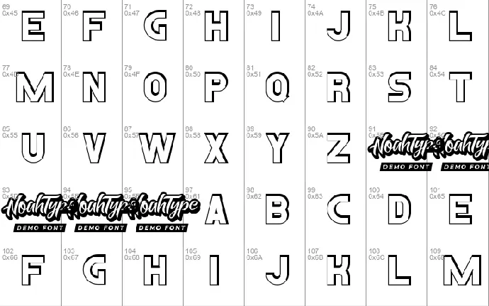 Jumpoff Demo font