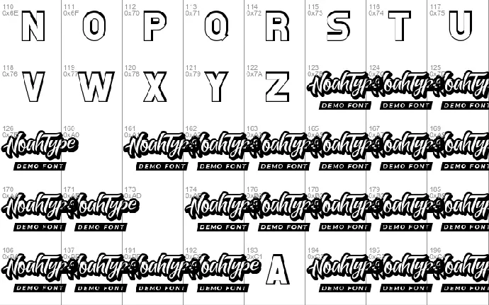 Jumpoff Demo font