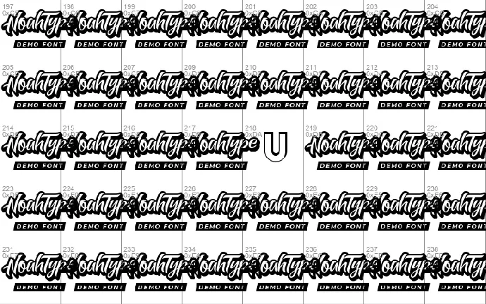 Jumpoff Demo font