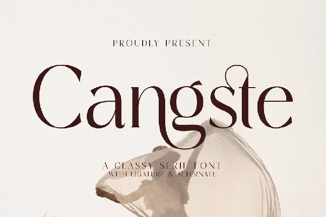 Cangste font