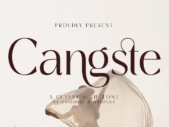 Cangste font